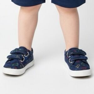 BELLAMI Kids Navy Dinosaur patterned Sneakers